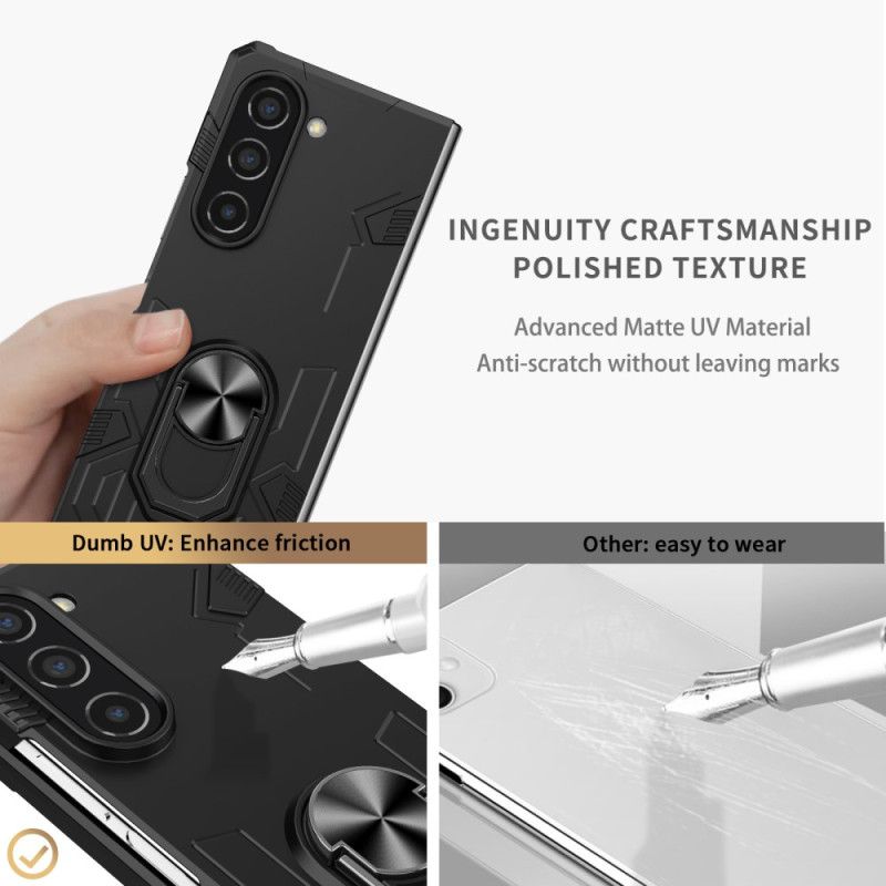 Cover Samsung Galaxy Z Fold 5 Defender Ring-støtte