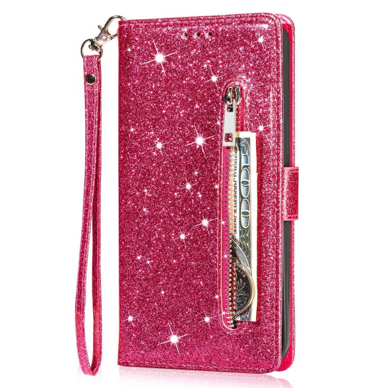 Flip Cover Samsung Galaxy Z Fold 5 Glitterpung Med Rem