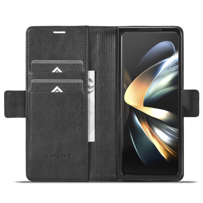 Flip Cover Samsung Galaxy Z Fold 5 Rfid Læder Style Lc.imeeke