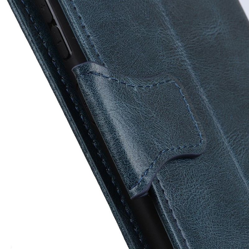 Etui Xiaomi Redmi Note 8 2021 Hemming Flip Cover Foliostativ I Imiteret Læder