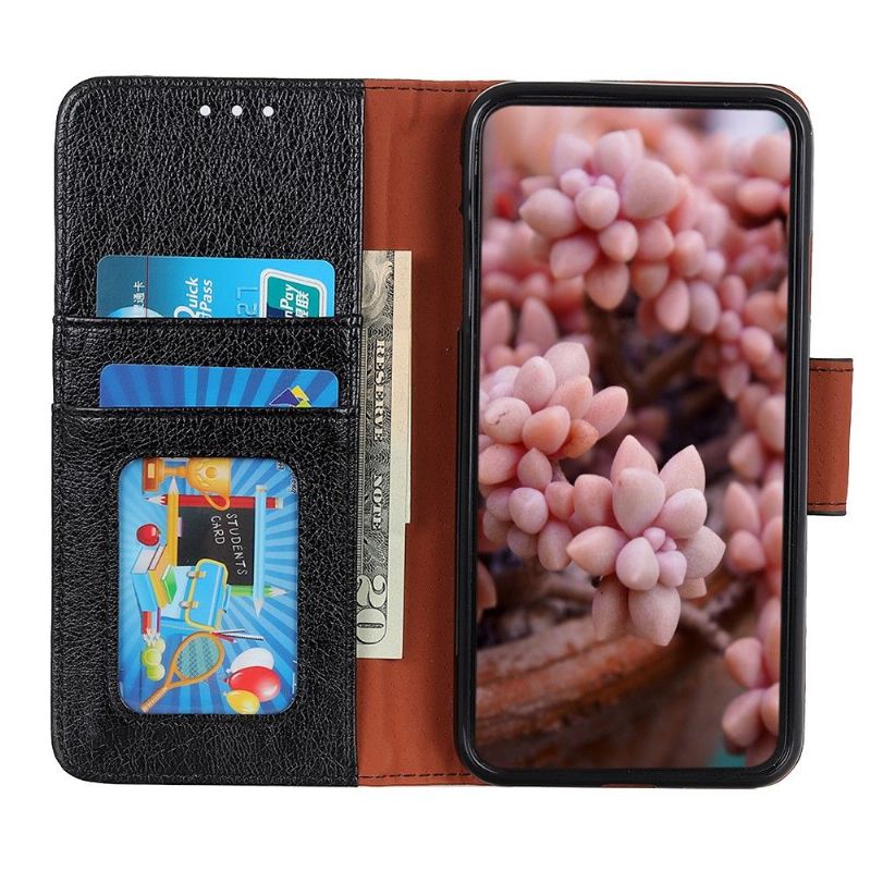 Flip Cover Xiaomi Redmi Note 8 2021 Hemming Ældret Læderstil