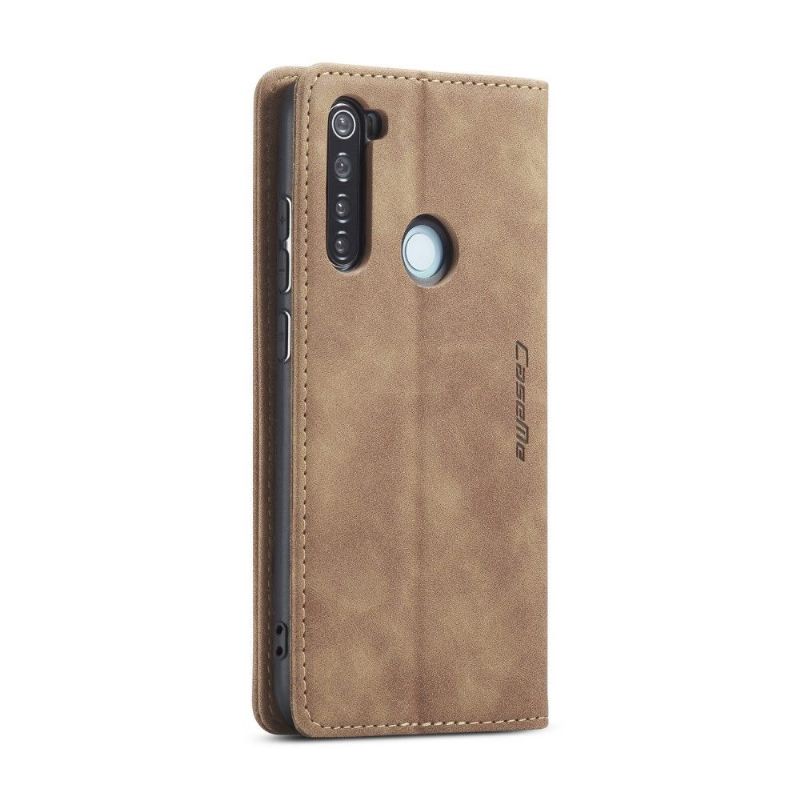 Flip Cover Xiaomi Redmi Note 8 2021 Hemming Retro Imiteret Læder Golias