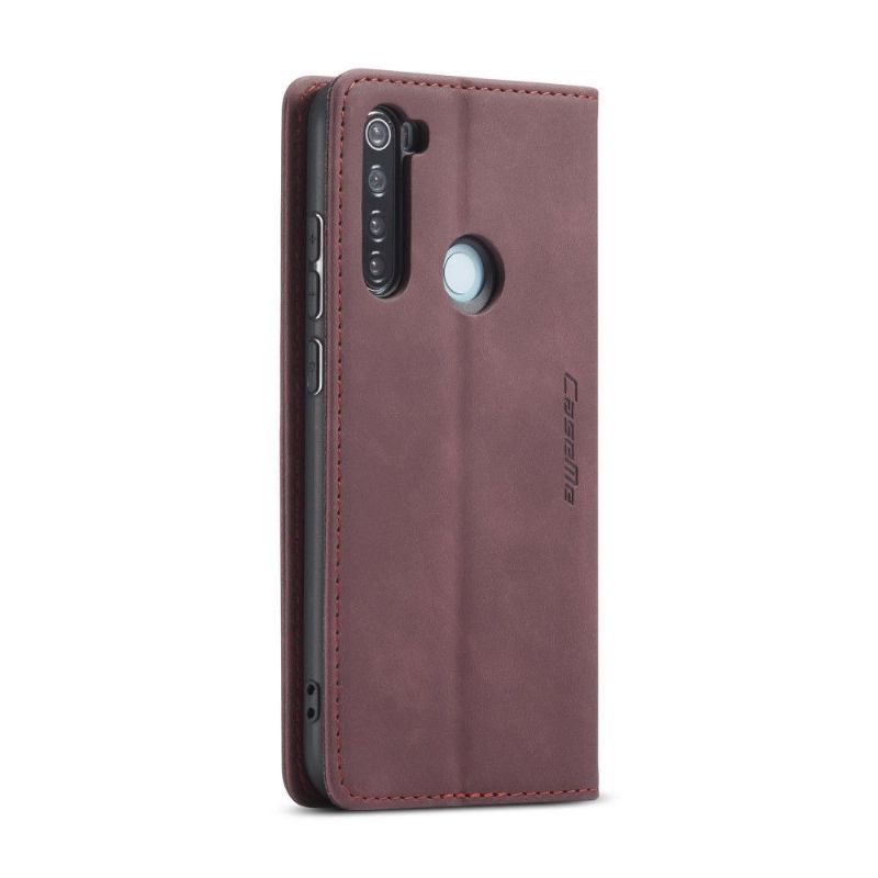 Flip Cover Xiaomi Redmi Note 8 2021 Hemming Retro Imiteret Læder Golias