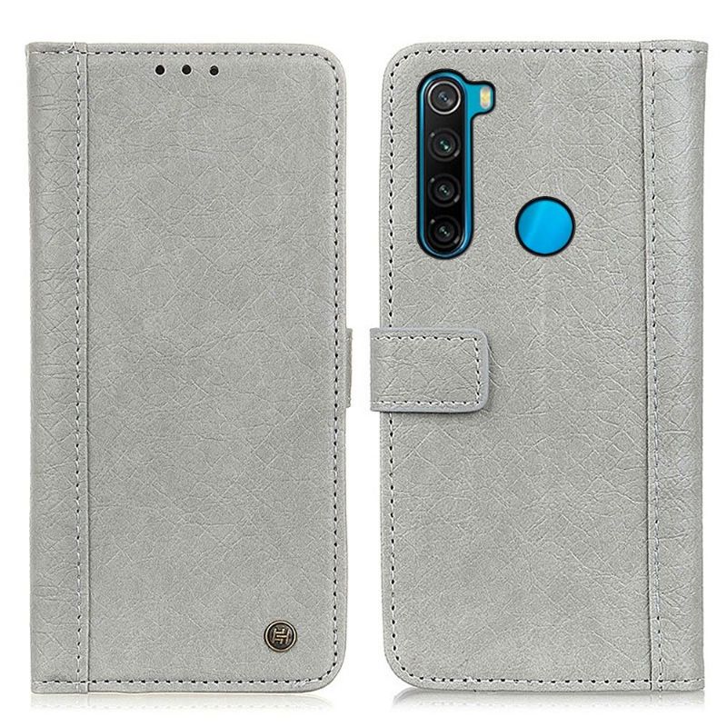 Flip Cover Xiaomi Redmi Note 8 2021 Rhino Imiteret Læder