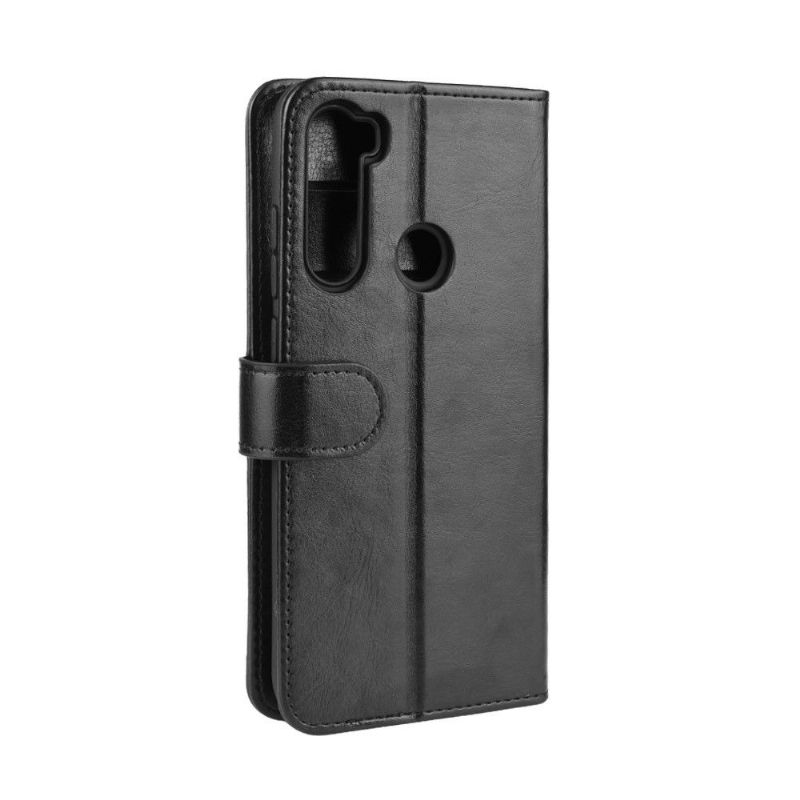 Flip Cover Xiaomi Redmi Note 8 2021 Støttefunktion I Imiteret Læder