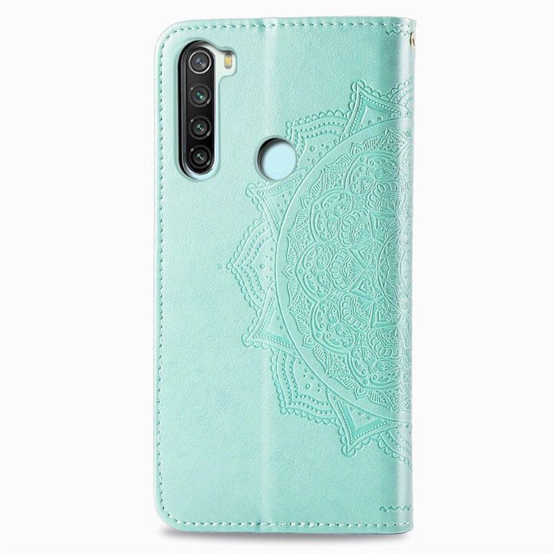 Læder Cover Xiaomi Redmi Note 8 2021 Mandala Relief I Kunstlæder