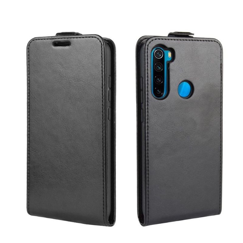 Læder Cover Xiaomi Redmi Note 8 2021 Original Flip Cover Lodret Imiteret Læder