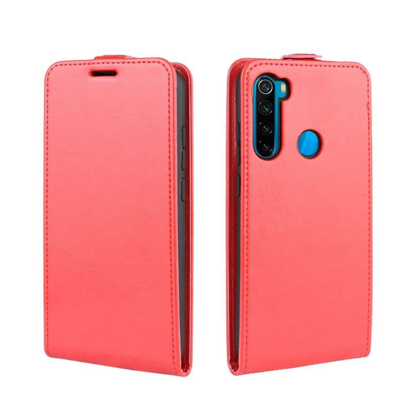 Læder Cover Xiaomi Redmi Note 8 2021 Original Flip Cover Lodret Imiteret Læder