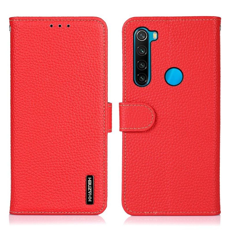 Læder Cover Xiaomi Redmi Note 8 2021 Original Khazneh Kornet Læder