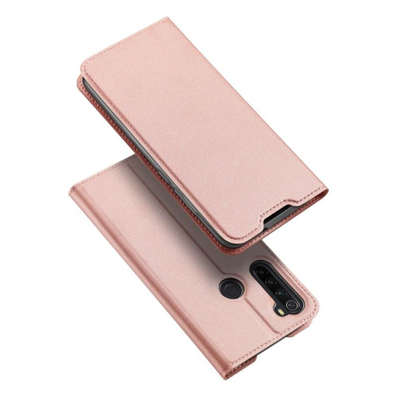 Læder Cover Xiaomi Redmi Note 8 2021 Original Satin Belægning