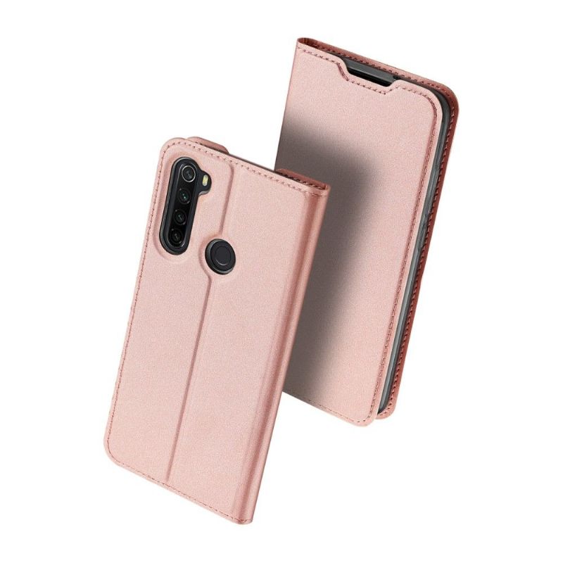 Læder Cover Xiaomi Redmi Note 8 2021 Original Satin Belægning