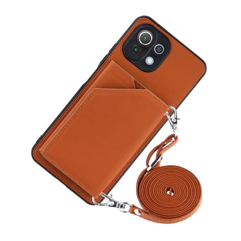 Cover Xiaomi Mi 11 Lite 5G NE / Mi 11 Lite / Mi 11 Lite 5G Hemming Aude Multi-compartment Lanyard