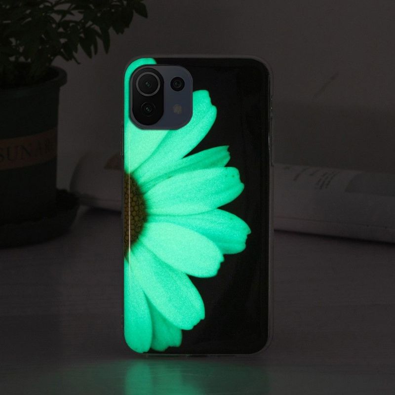 Cover Xiaomi Mi 11 Lite 5G NE / Mi 11 Lite / Mi 11 Lite 5G Hemming Fluorescerende Daisy