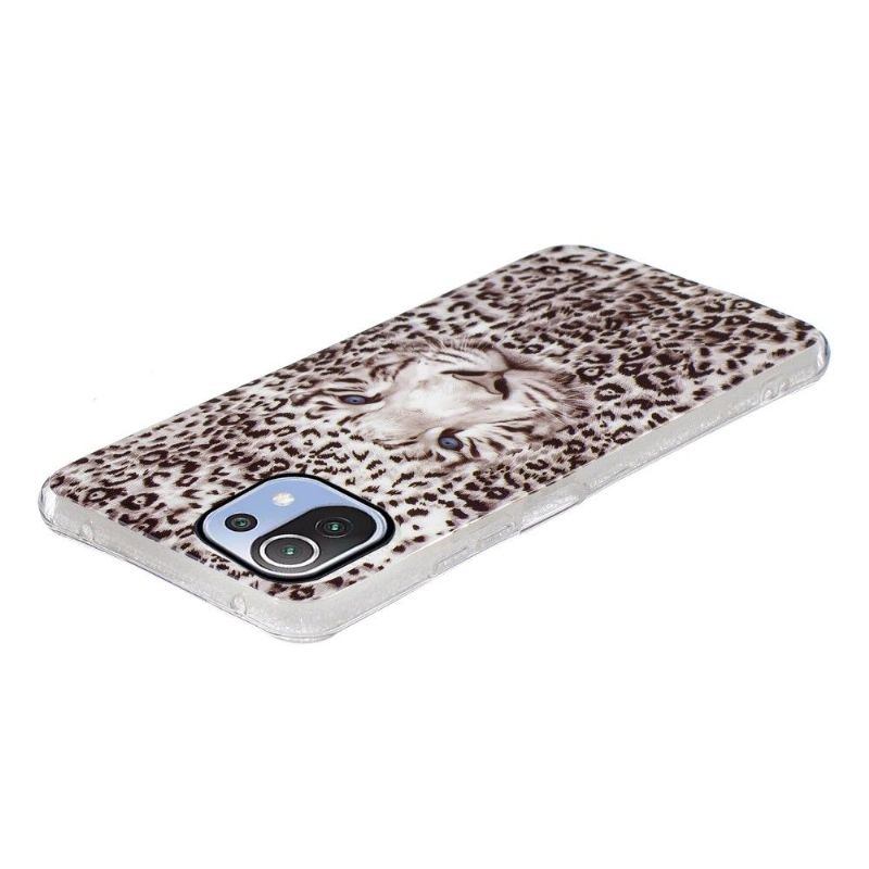 Cover Xiaomi Mi 11 Lite 5G NE / Mi 11 Lite / Mi 11 Lite 5G Hemming Lysende Sneleopard