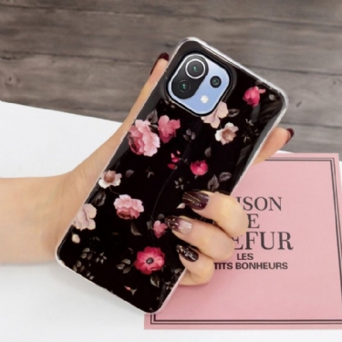 Cover Xiaomi Mi 11 Lite 5G NE / Mi 11 Lite / Mi 11 Lite 5G Lysende Blomster