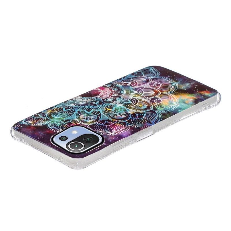 Cover Xiaomi Mi 11 Lite 5G NE / Mi 11 Lite / Mi 11 Lite 5G Lysende Farverig Mandala