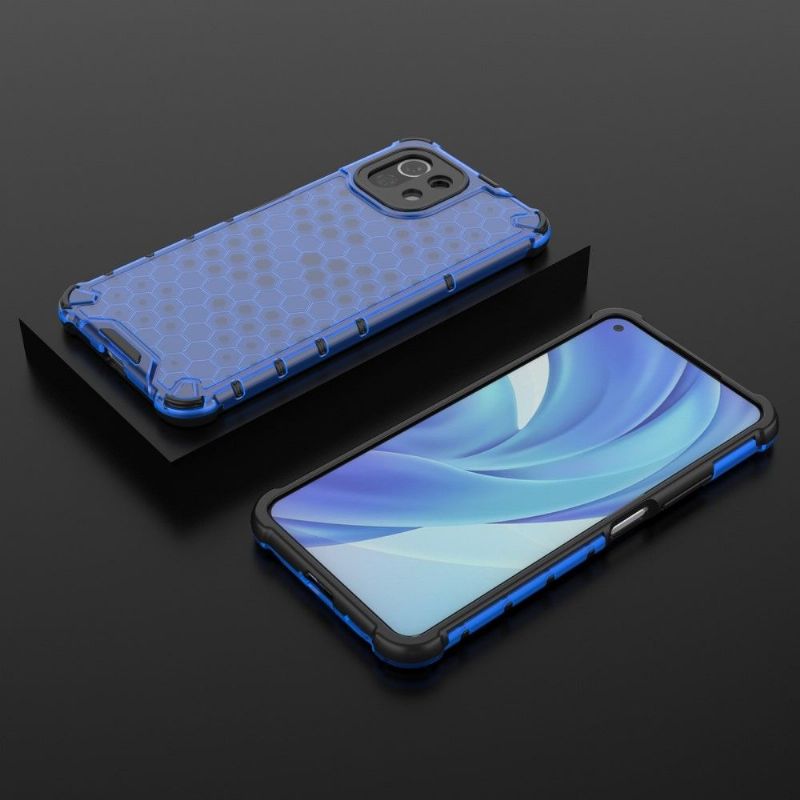 Cover Xiaomi Mi 11 Lite 5G NE / Mi 11 Lite / Mi 11 Lite 5G Med Snor Honeycomb Design