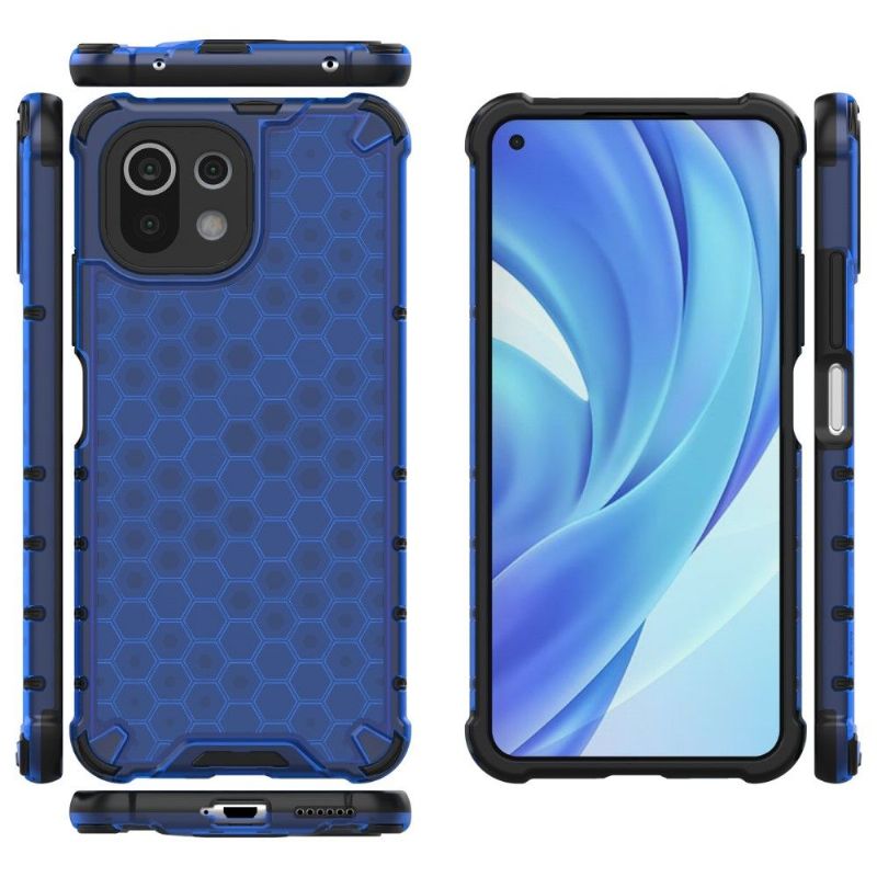 Cover Xiaomi Mi 11 Lite 5G NE / Mi 11 Lite / Mi 11 Lite 5G Med Snor Honeycomb Design