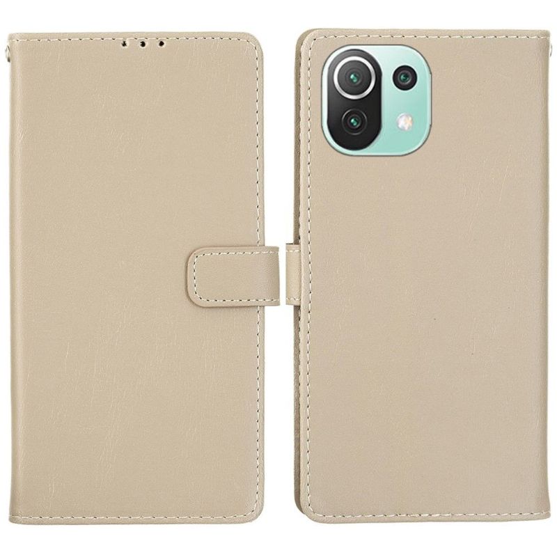 Etui Xiaomi Mi 11 Lite 5G NE / Mi 11 Lite / Mi 11 Lite 5G Flip Cover Retro Kunstlæder