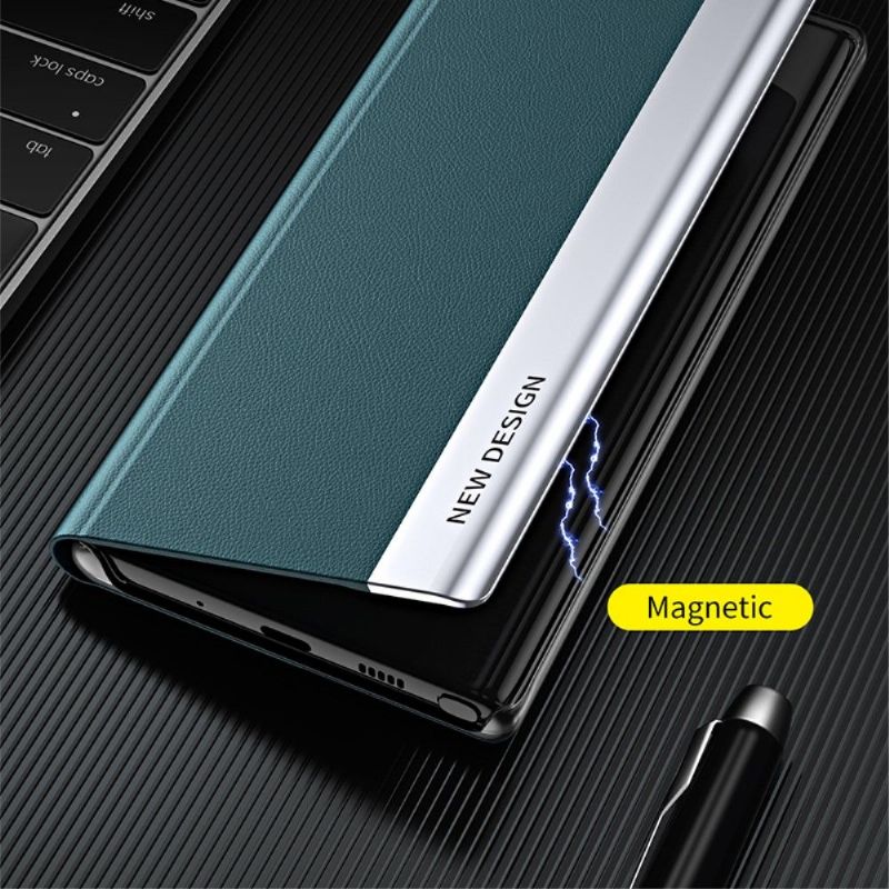 Etui Xiaomi Mi 11 Lite 5G NE / Mi 11 Lite / Mi 11 Lite 5G Hemming Business Læder Effekt Magnet