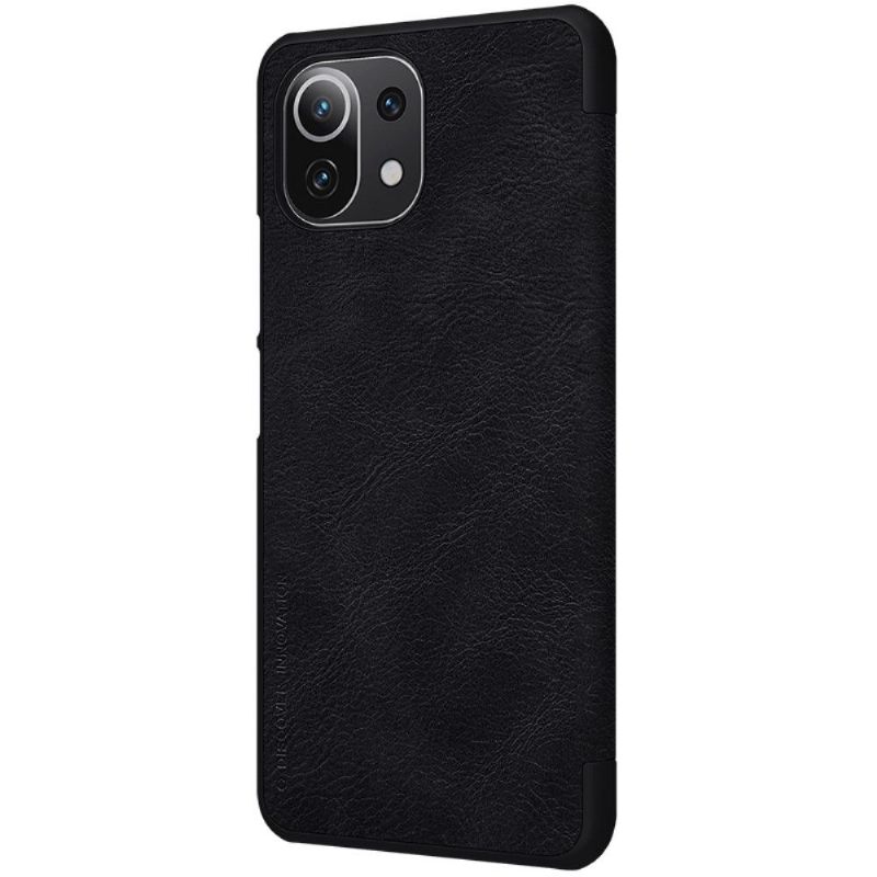 Flip Cover Xiaomi Mi 11 Lite 5G NE / Mi 11 Lite / Mi 11 Lite 5G Anti-fald Qin Series Lædereffekt