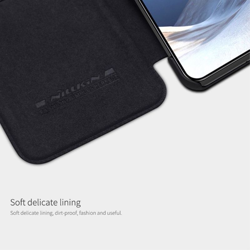 Flip Cover Xiaomi Mi 11 Lite 5G NE / Mi 11 Lite / Mi 11 Lite 5G Anti-fald Qin Series Lædereffekt