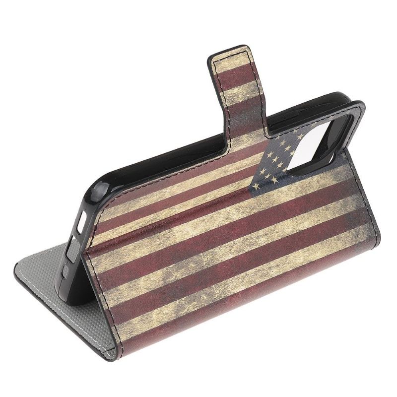 Flip Cover Xiaomi Mi 11 Lite 5G NE / Mi 11 Lite / Mi 11 Lite 5G Anti-fald Vintage Amerikansk Flag