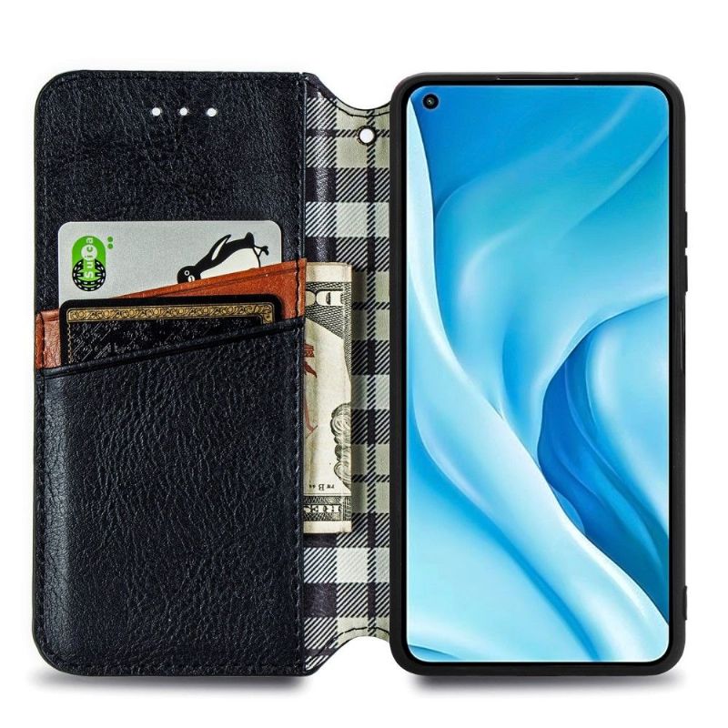 Flip Cover Xiaomi Mi 11 Lite 5G NE / Mi 11 Lite / Mi 11 Lite 5G Hemming Kub Design Kortholder