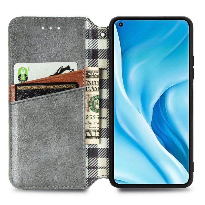 Flip Cover Xiaomi Mi 11 Lite 5G NE / Mi 11 Lite / Mi 11 Lite 5G Hemming Kub Design Kortholder