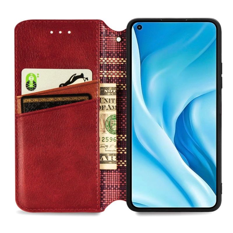 Flip Cover Xiaomi Mi 11 Lite 5G NE / Mi 11 Lite / Mi 11 Lite 5G Hemming Kub Design Kortholder