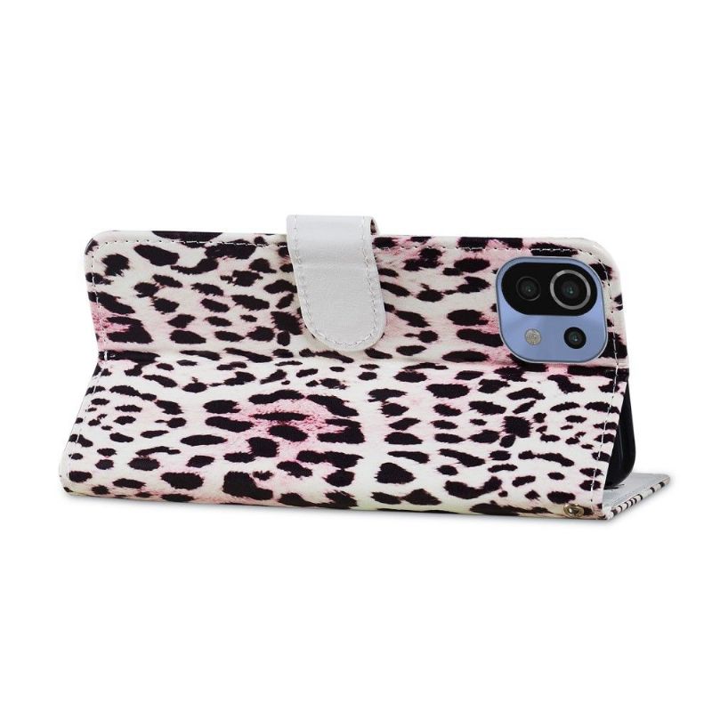 Flip Cover Xiaomi Mi 11 Lite 5G NE / Mi 11 Lite / Mi 11 Lite 5G Leopardmønster