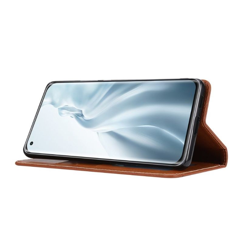 Læder Cover Xiaomi Mi 11 Lite 5G NE / Mi 11 Lite / Mi 11 Lite 5G Stand Case Læder Effekt