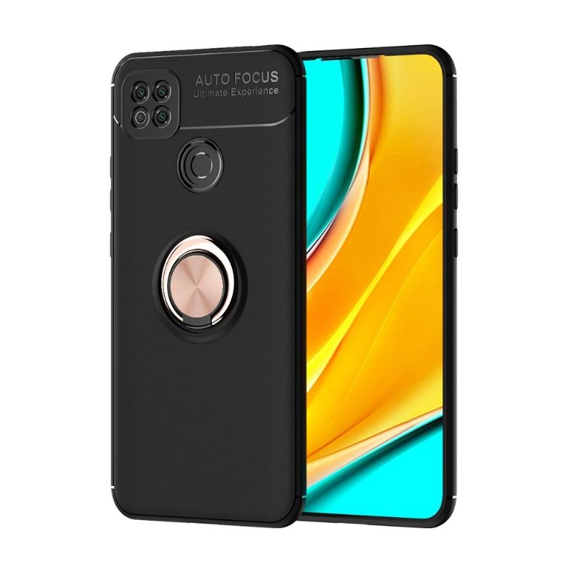 Mobilcover Xiaomi Redmi 9C Silikone Med Roterende Holder