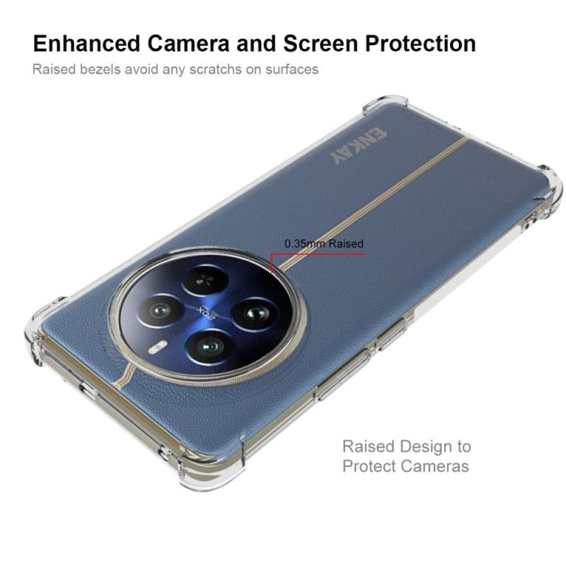 Cover Realme 12 Pro / 12 Pro Plus Transparent Forstærket Enkay