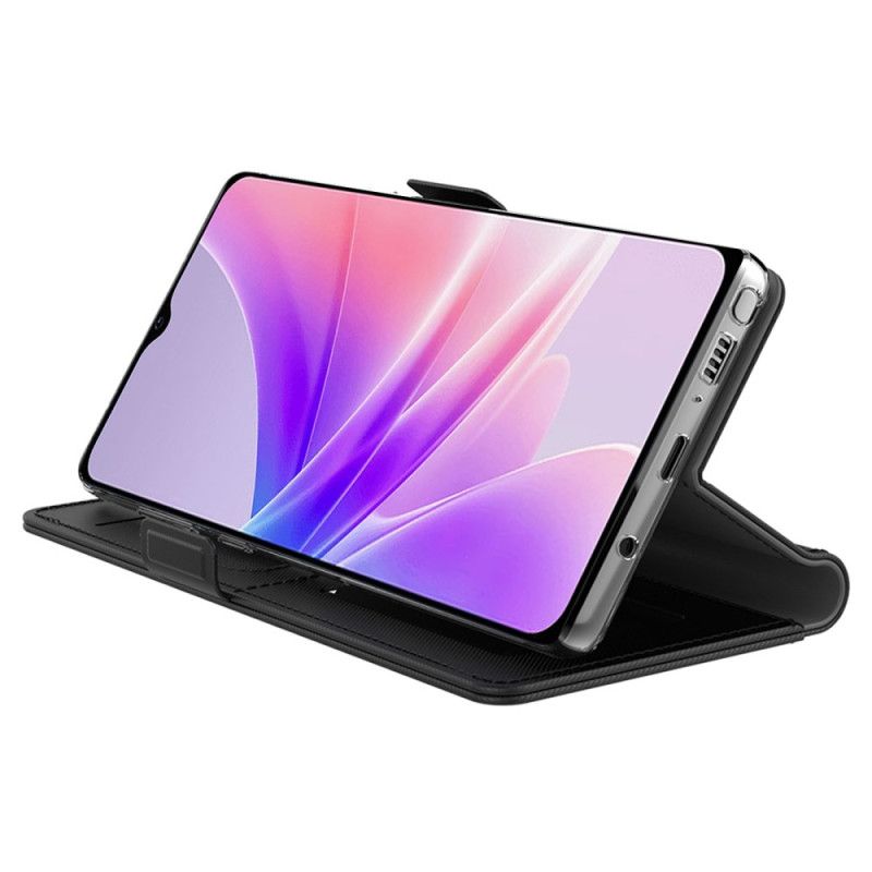 Flip Cover Realme 12 Pro / 12 Pro Plus Spejl Og Forreste Kortholder