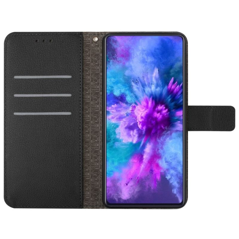 Flip Cover Til Realme 12 Pro / 12 Pro Plus Remmønster