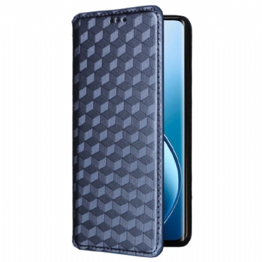 Læder Cover Realme 12 Pro / 12 Pro Plus Telefon Etui 3d Diamantmønster