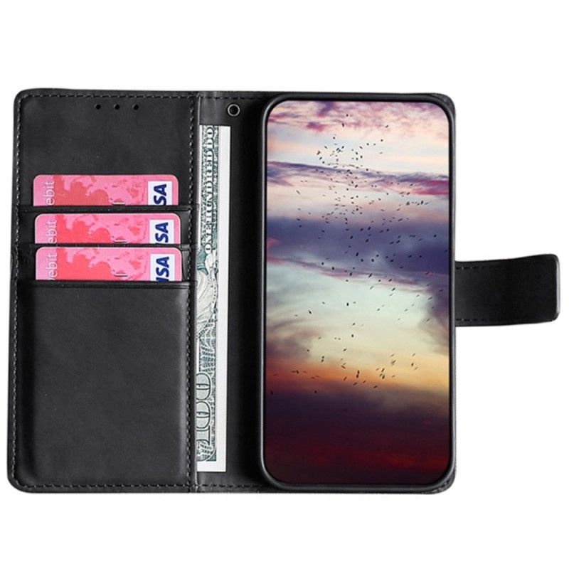 Læder Cover Realme 12 Pro / 12 Pro Plus Telefon Etui Krokodillestil