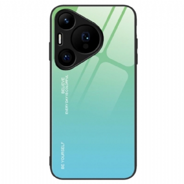 Cover Huawei Pura 70 Vær Dig Selv Hærdet Glas