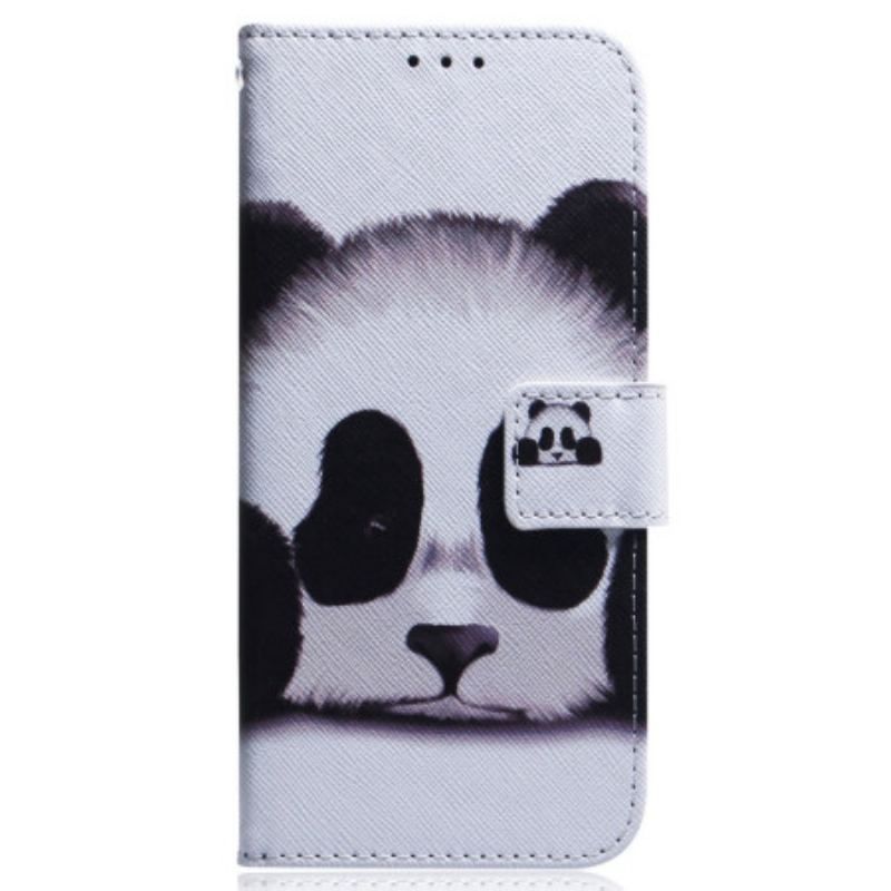 Flip Cover Realme C31 Sød Panda