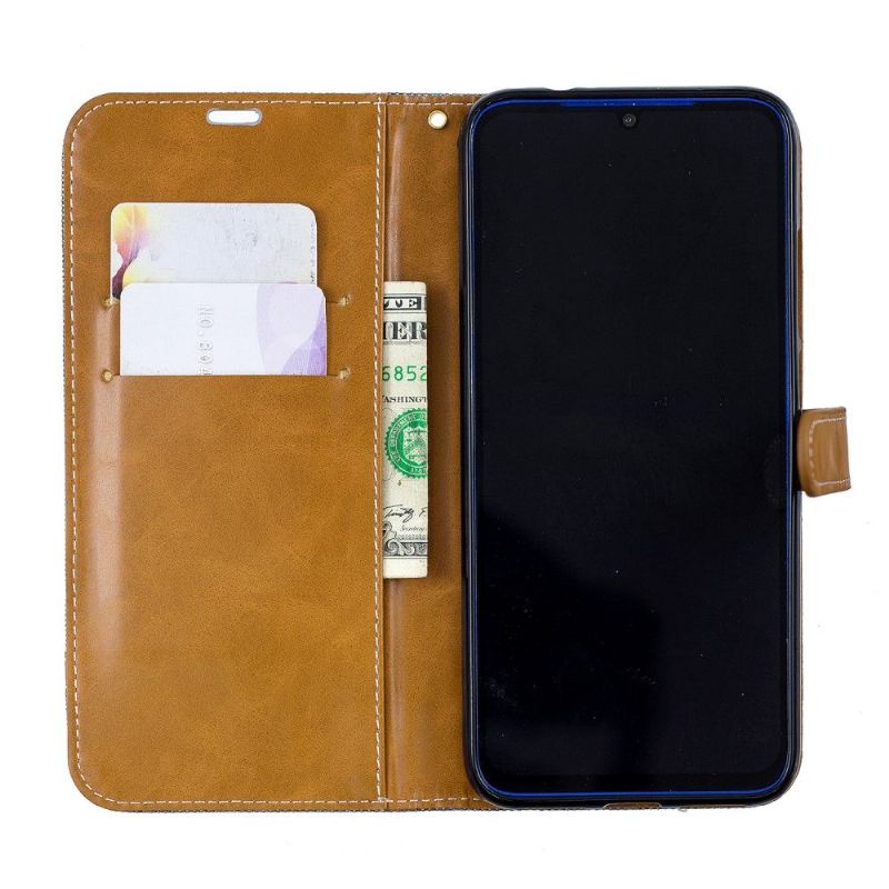 Flip Cover Xiaomi Redmi Note 7 Kortholder Stofbetræk