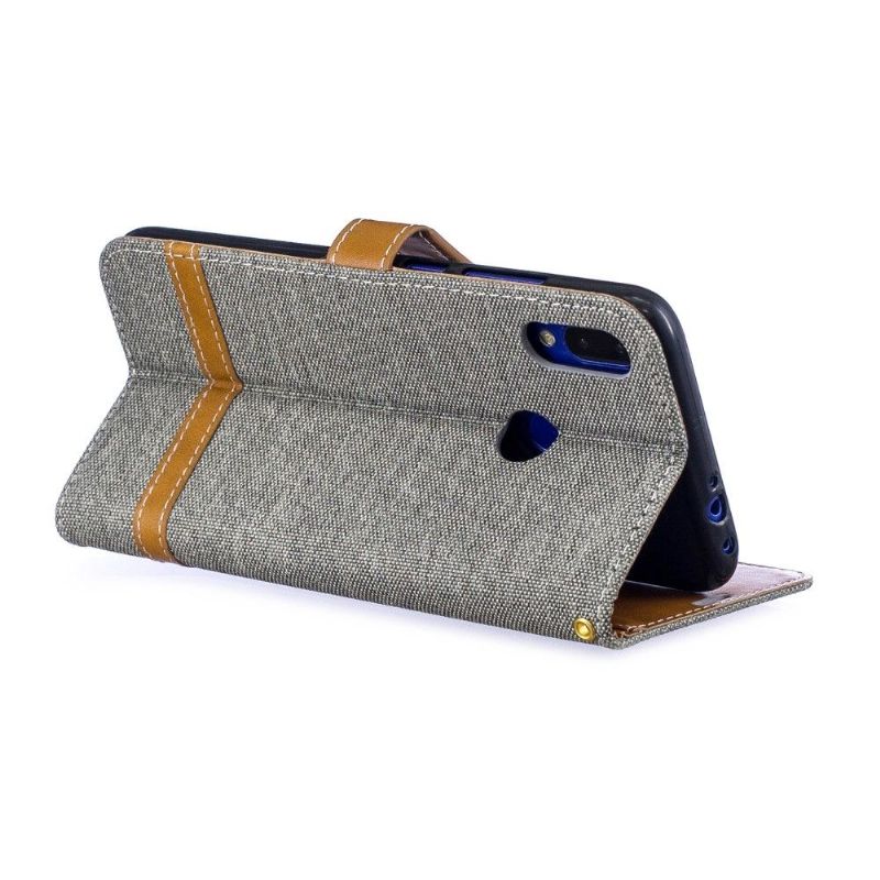 Flip Cover Xiaomi Redmi Note 7 Kortholder Stofbetræk