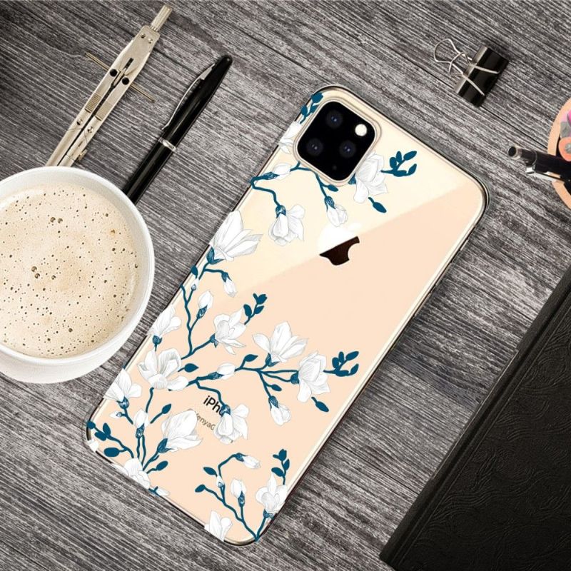 Cover iPhone 11 Pro Max Hemming Hvide Blomster