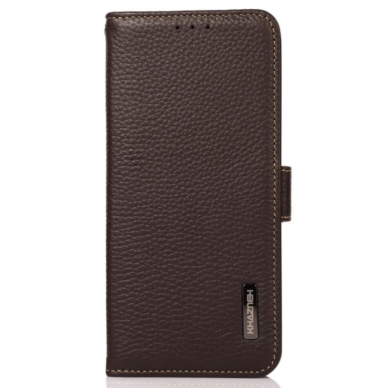 Flip Cover Xiaomi Redmi Note 12 5G Litchi Læder Khazneh Rfid