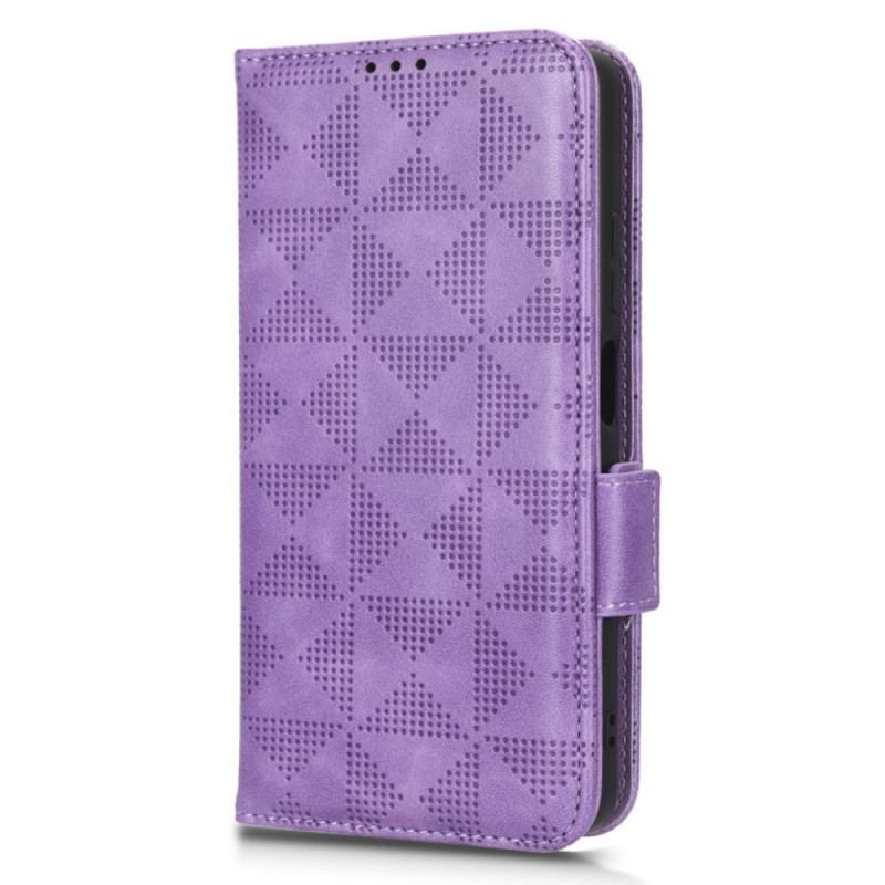 Flip Cover Xiaomi Redmi Note 12 5G Trekanter Med Snor