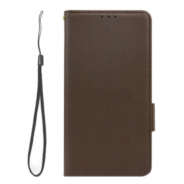 Flip Cover Xiaomi Redmi Note 12 5G Ultra Fin Litchi Stil