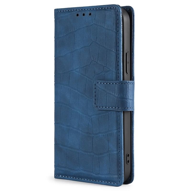 Læder Cover Xiaomi Redmi Note 12 5G Krokodille