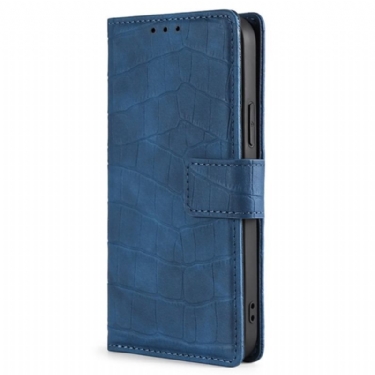 Læder Cover Xiaomi Redmi Note 12 5G Krokodille