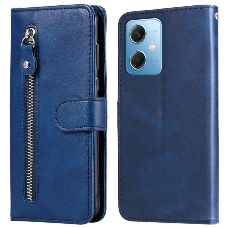 Læder Cover Xiaomi Redmi Note 12 5G Pung