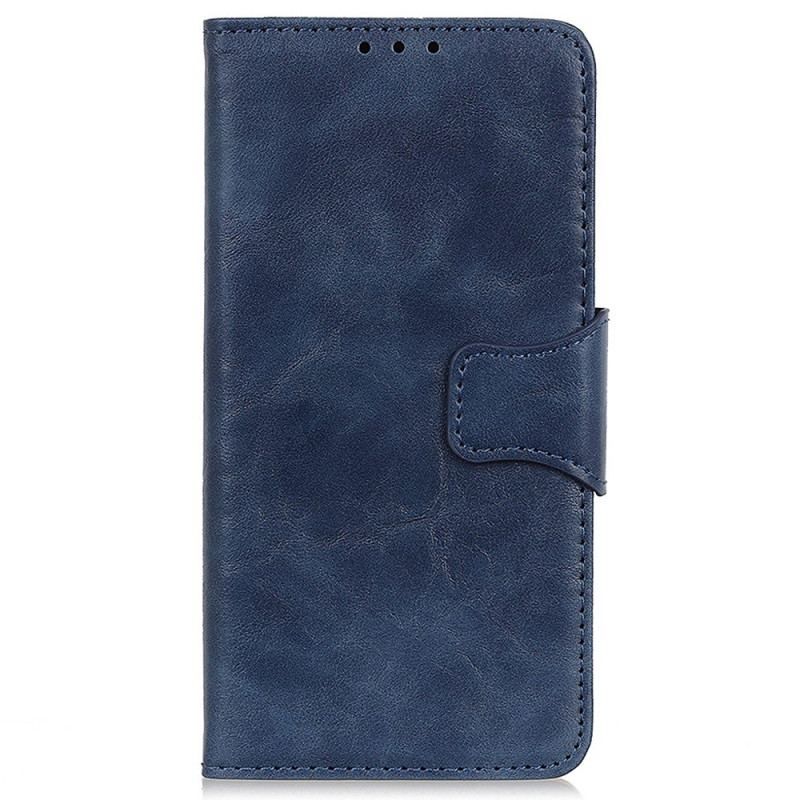 Læder Cover Xiaomi Redmi Note 12 5G Vendbar Magnetlås